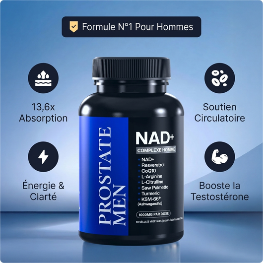 Liposomal NAD+ pour hommes